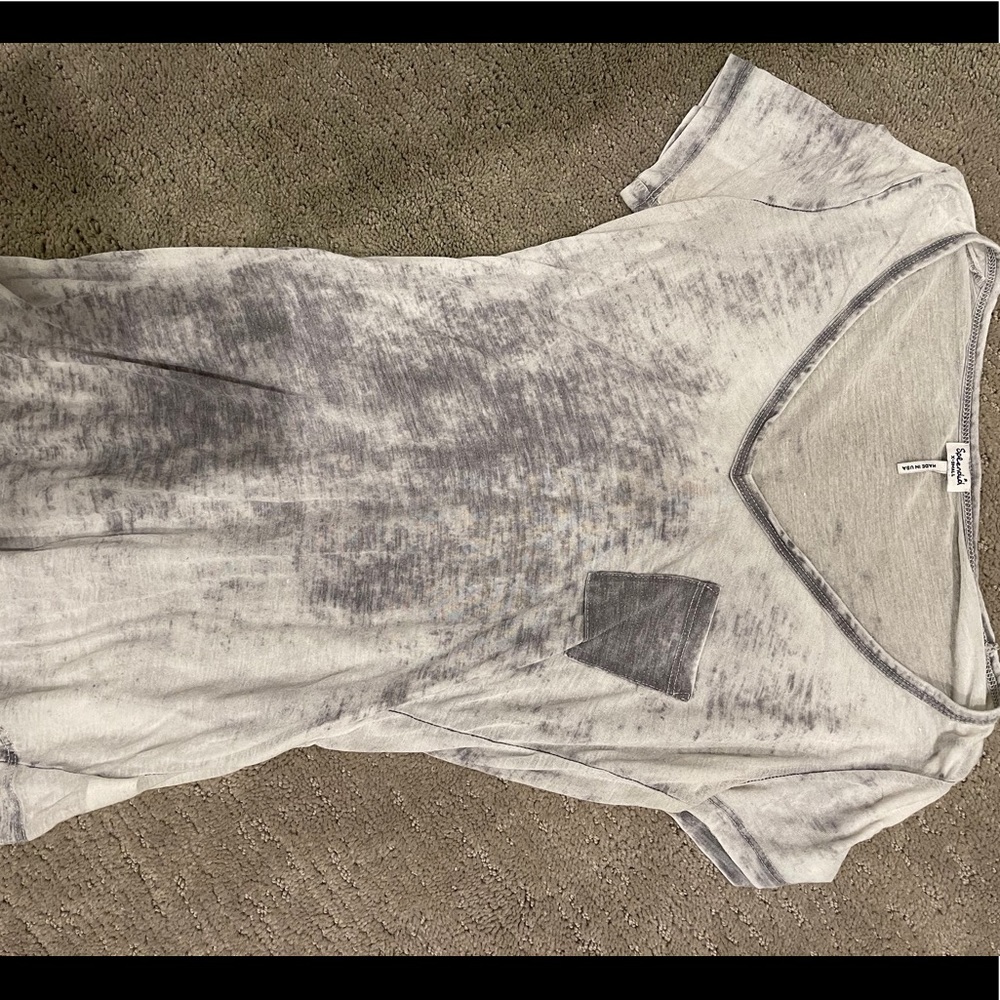 Splendid grey speckled t-shirt